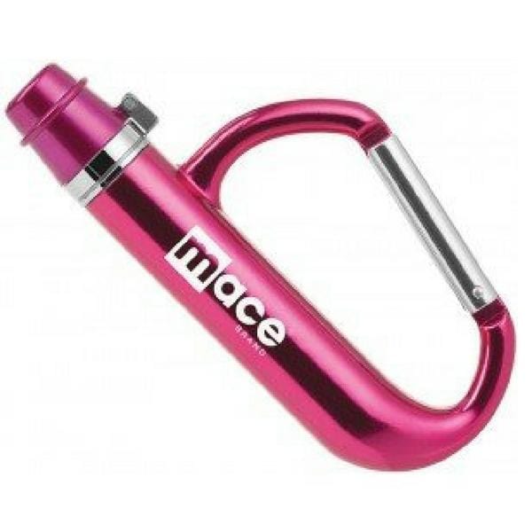 Mace Pepper Spray Mace Carabiner Pepper Spray Self Defense Key Ring Pink