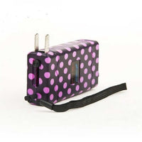 Defense Divas® Stun Guns 25 Million Volt Black and Pink Polka Dot Stun Gun