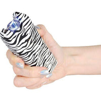 Thumbnail for Defense Divas® Stun Guns Multi Guard Stun Gun Flashlight  w/ Panic Alarm 20 Million Volt Rechargeable Zebra