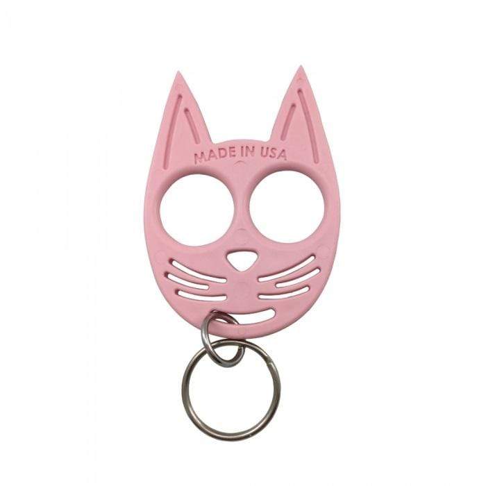 Defense Divas® Impact Self Defense Ninja Kitty Self Defense Keychain Ring Impact Self-Defense Light Pink