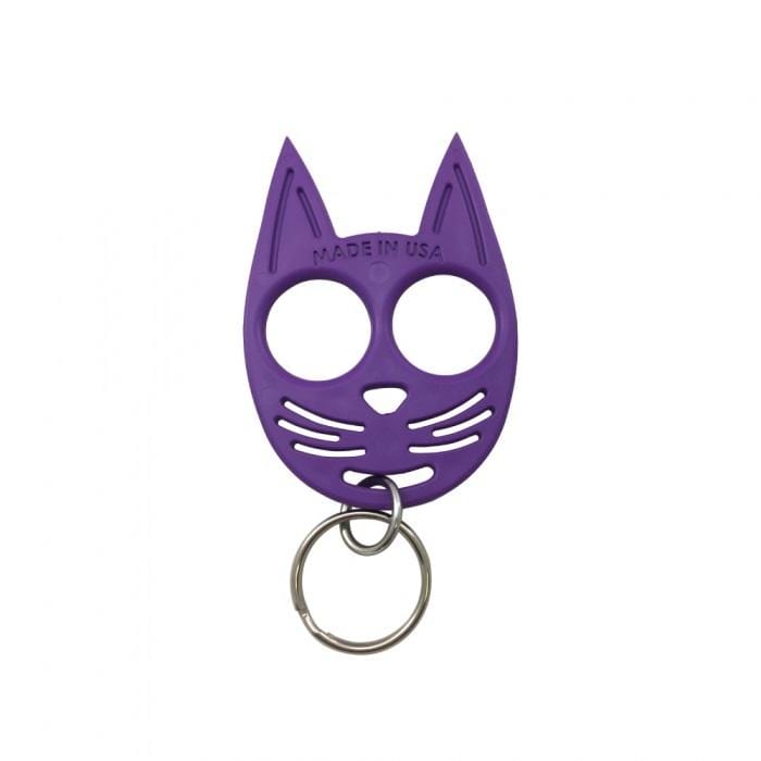 Defense Divas® Impact Self Defense Ninja Kitty Self Defense Keychain Ring Impact Self-Defense Purple