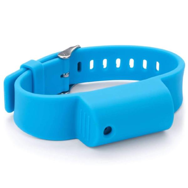 Defense Divas® Pepper Spray Little Viper Pepper Spray Bracelet Hands Free Runners Self Defense Wristband Blue