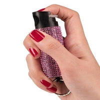 Thumbnail for Guard Dog Pepper Spray Rhinestone Bling It On Pepper Spray Self Defense Key Ring