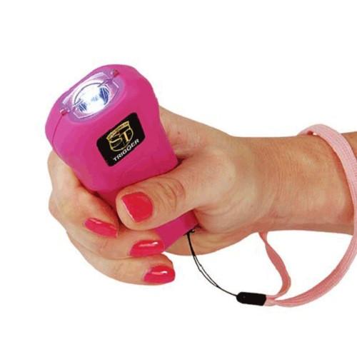 Defense Divas® Stun Guns Trigger 18 Million Volt Stun Gun Flashlight Pink