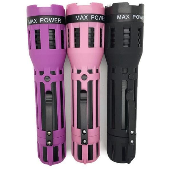 Defense Divas® Stun Guns DNA Collecting Rubberized Grip Dual Flashlight Stun Gun