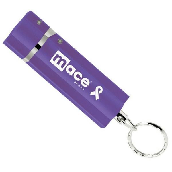 Mace Pepper Spray Mace Clutch Pepper Spray Flip Top Self Defense Keychain Purple