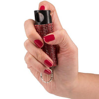 Thumbnail for Guard Dog Pepper Spray Rhinestone Bling It On Pepper Spray Self Defense Key Ring