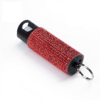 Thumbnail for Guard Dog Pepper Spray Rhinestone Bling It On Pepper Spray Self Defense Key Ring Red