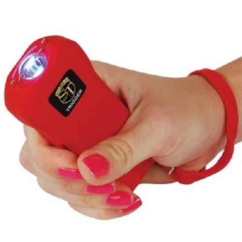 Defense Divas® Stun Guns Trigger 18 Million Volt Stun Gun Flashlight Red