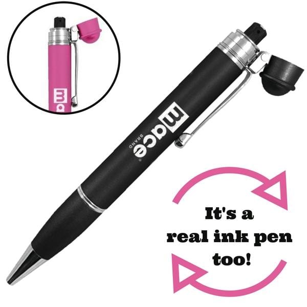 Mace Pepper Spray Mace® Pepper Pen Self Defense Pepper Spray (Real Working Ink Pen) Black