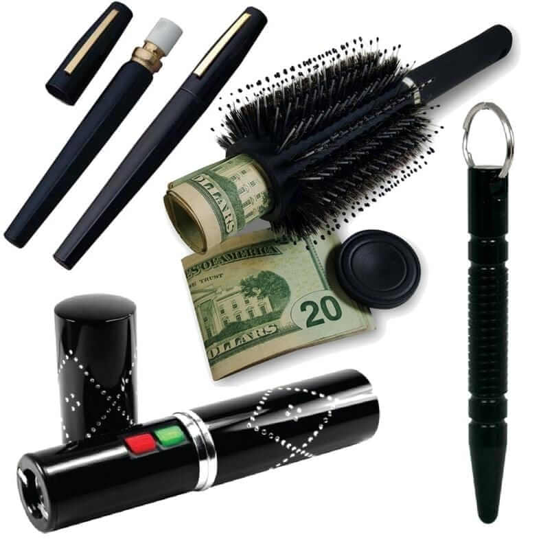 Defense Divas® Package Deals "Black Widow Brianna" Female Self Defense Kit