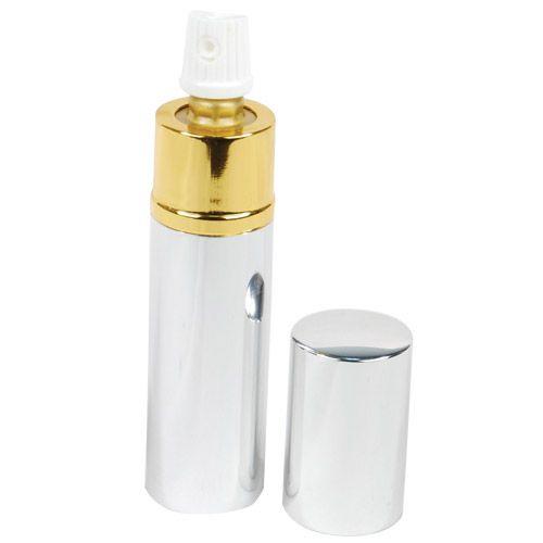 Defense Divas® Pepper Spray 1/2 oz. Lipstick Pepper Spray Silver