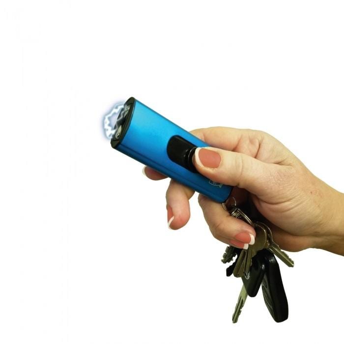 REAX Mini Stun Gun For Women - USB Rechargeable With LED Flashlight, Keychain Size