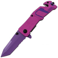 Defense Divas® Knives & Knuckles Sneakerhead® Auto Safety and Self-Defense Knife
