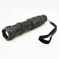 Thumbnail for defense divas black rhinestone bling stun gun flashlight