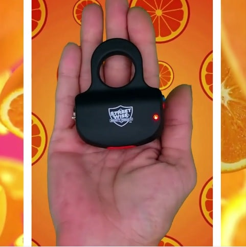 HD Sting Ring Stun Gun Instant Squeeze 18 Million Volts