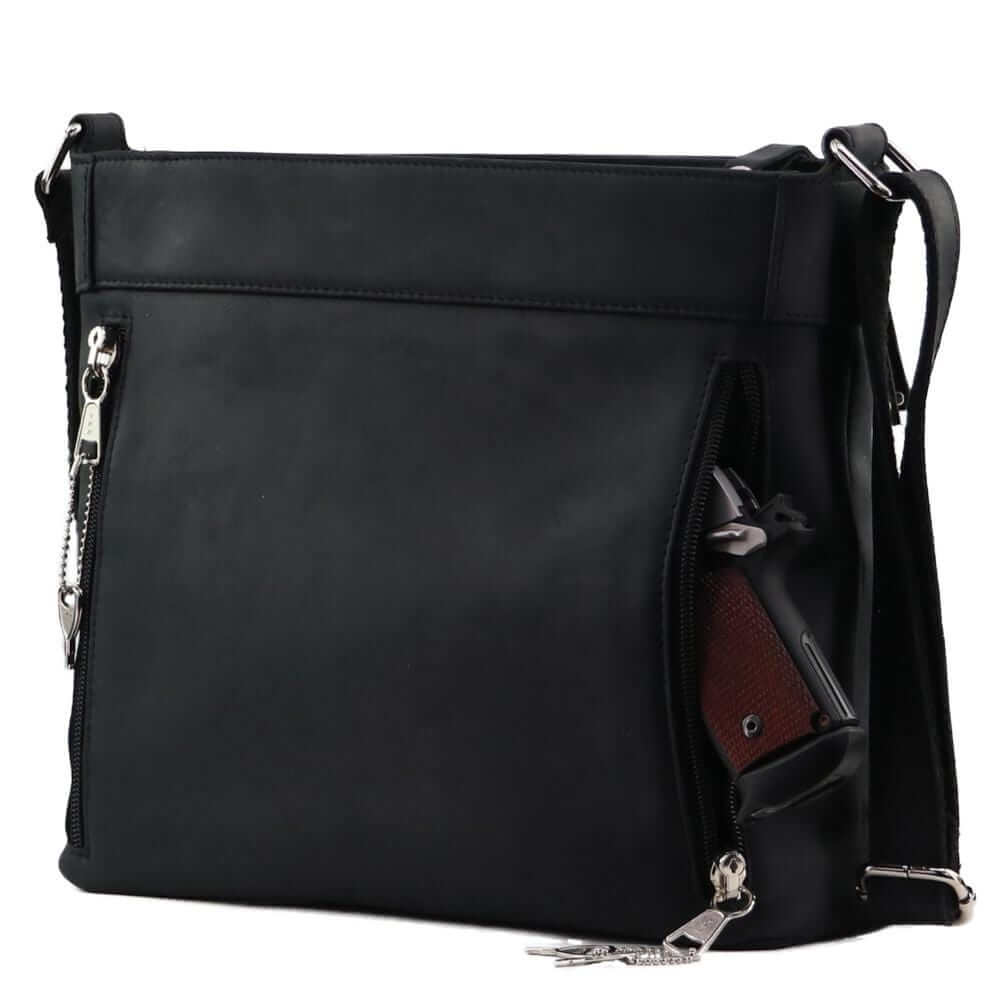 Fauré Le Page Leather Calibre Pistol Collection Crossbody Bag FP-0611N-0008