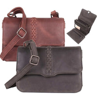 Thumbnail for Lady Conceal Handgun Purses Concealed Carry Jolene Leather Lockable CCW Crossbody Organizer