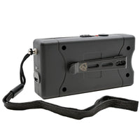 Thumbnail for defense divas jolt 98 black stun gun taser flashlight belt clip view JMS98BK