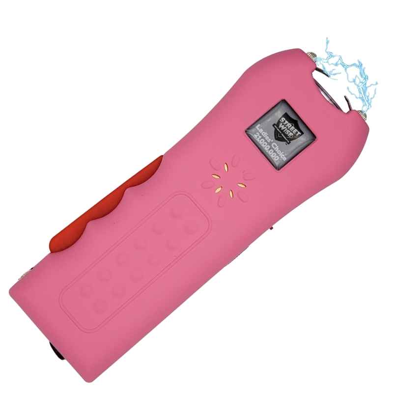 defense divas ladies choice pink stun gun panic alarm