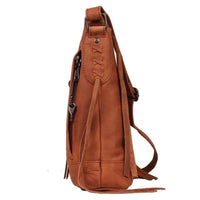 Thumbnail for Lady Conceal Handgun Purses Concealed Carry Blake Scooped Leather Crossbody Lockable CCW Bag