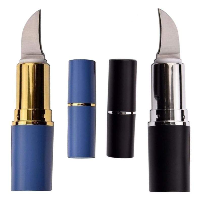 Defense Divas® Knives & Knuckles Lipstick Hidden Self-Defense Knife