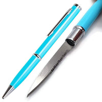 Thumbnail for Defense Divas® Knives & Knuckles Write Or Fight Pen Knife Turquoise