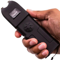 Thumbnail for defense divas sanctuary black stun gun alarm flashlight