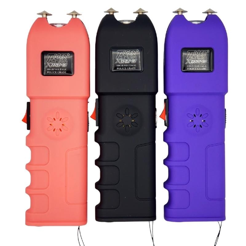 Stun Master 911 Pink Stun Gun – 4.4 Milliamps Rechargeable With LED Flashlight – Self-Defense