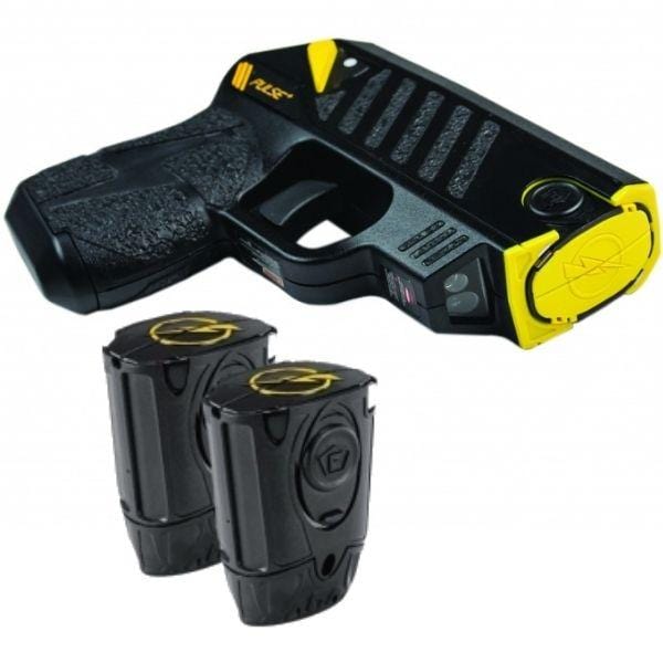  TASER Pulse Self-Defense Kit - Includes 2 Cartridges, 1 Soft  Carry Sleeve, and 1 Conductive Practice Target - Protect Yourself with  Confidence (Pulse) : Sports & Outdoors