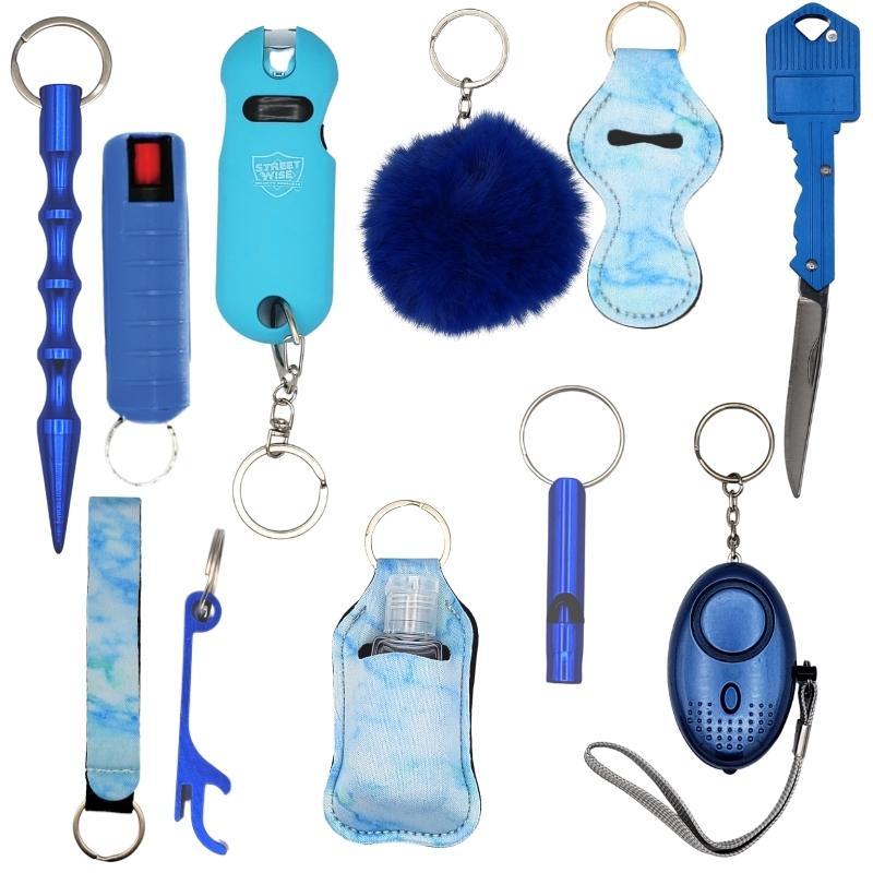 Fight Fobs® Blue Sky Self Defense Key Chain Gift Set Defense Divas®