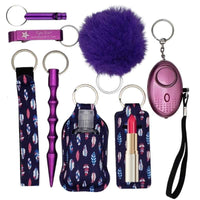 Thumbnail for fight fobs tribe vibe purple self defense keychains 