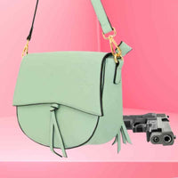 Thumbnail for mint green cameleon zoey conceal carry purse
