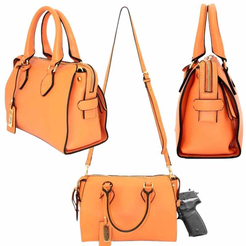 orange bella cameleon conceal carry 3 side views