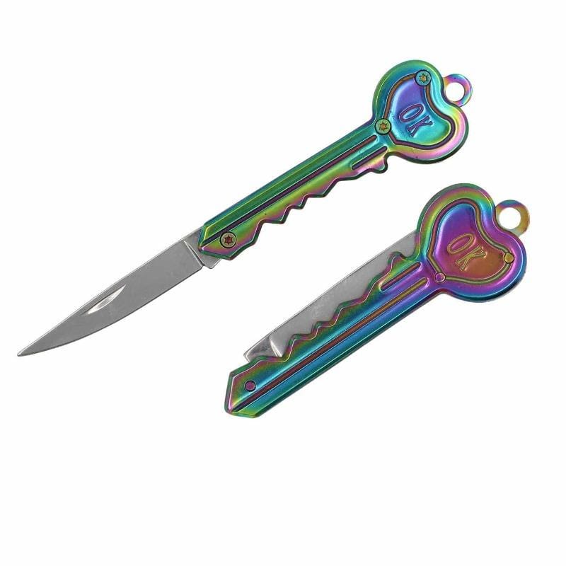 defense divas hidden rainbow key knife