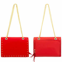 Thumbnail for red edc cameleon kylie gun purse front back view