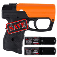 Thumbnail for sabre aim and fire pistol grip pepper gel gun bundle savings