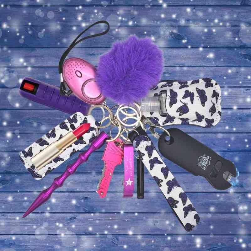 Fight Fobs® Butterfly Self Defense Key Chain Set