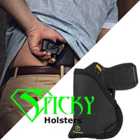 Thumbnail for taser-sticky-holster-IWB-back-carry-on-model