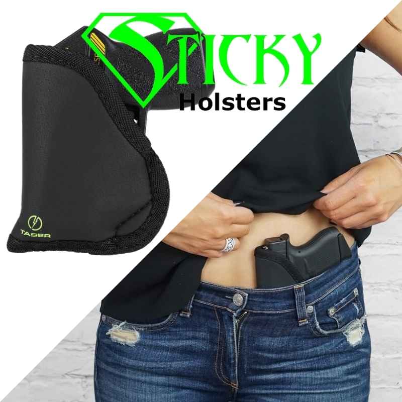 taser-sticky-holster-IWB-front-carry-on-model